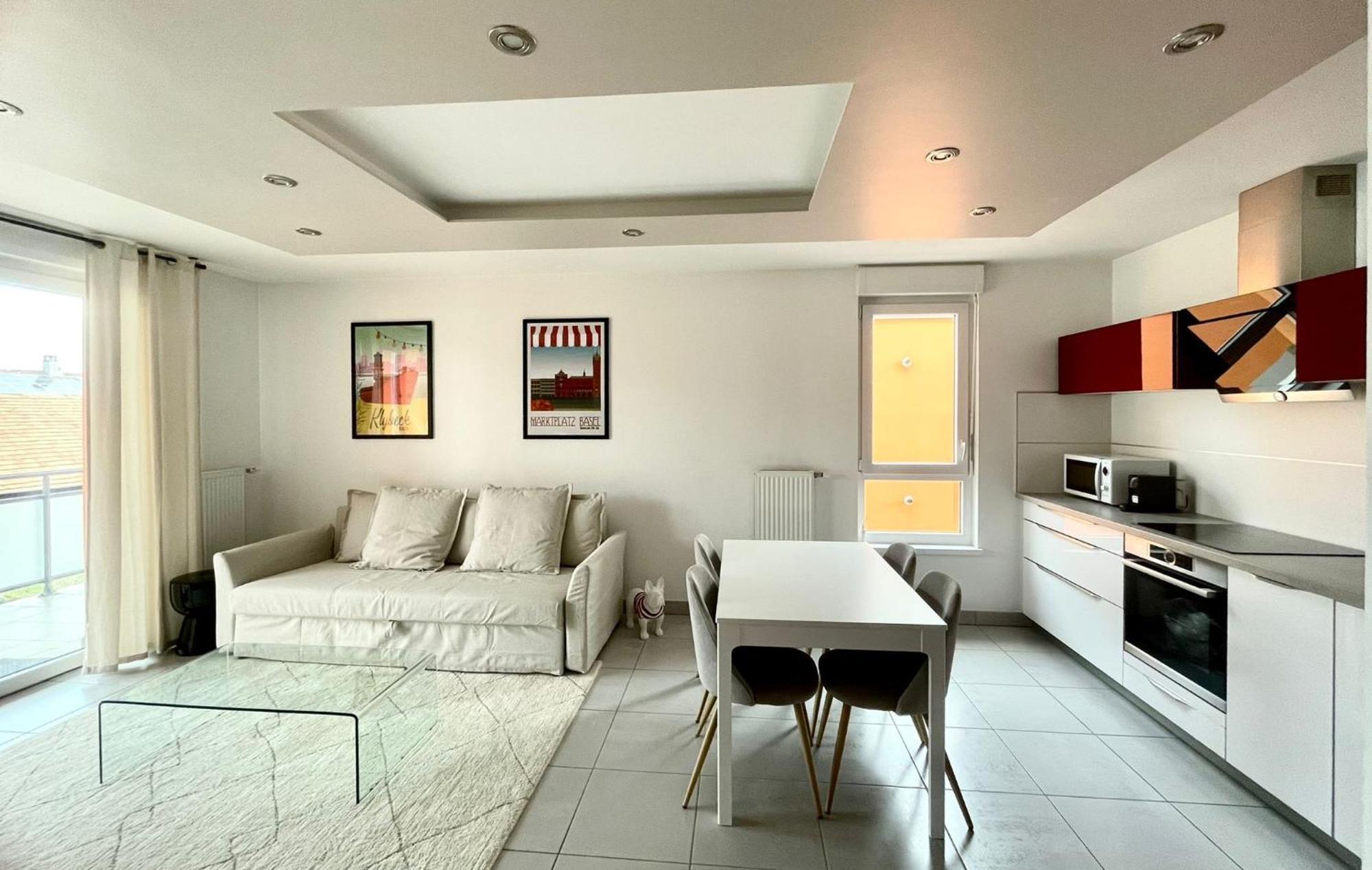 A Few Steps From Basel With Balcony And Free Private Parking Apartment Saint-Louis  Exterior photo